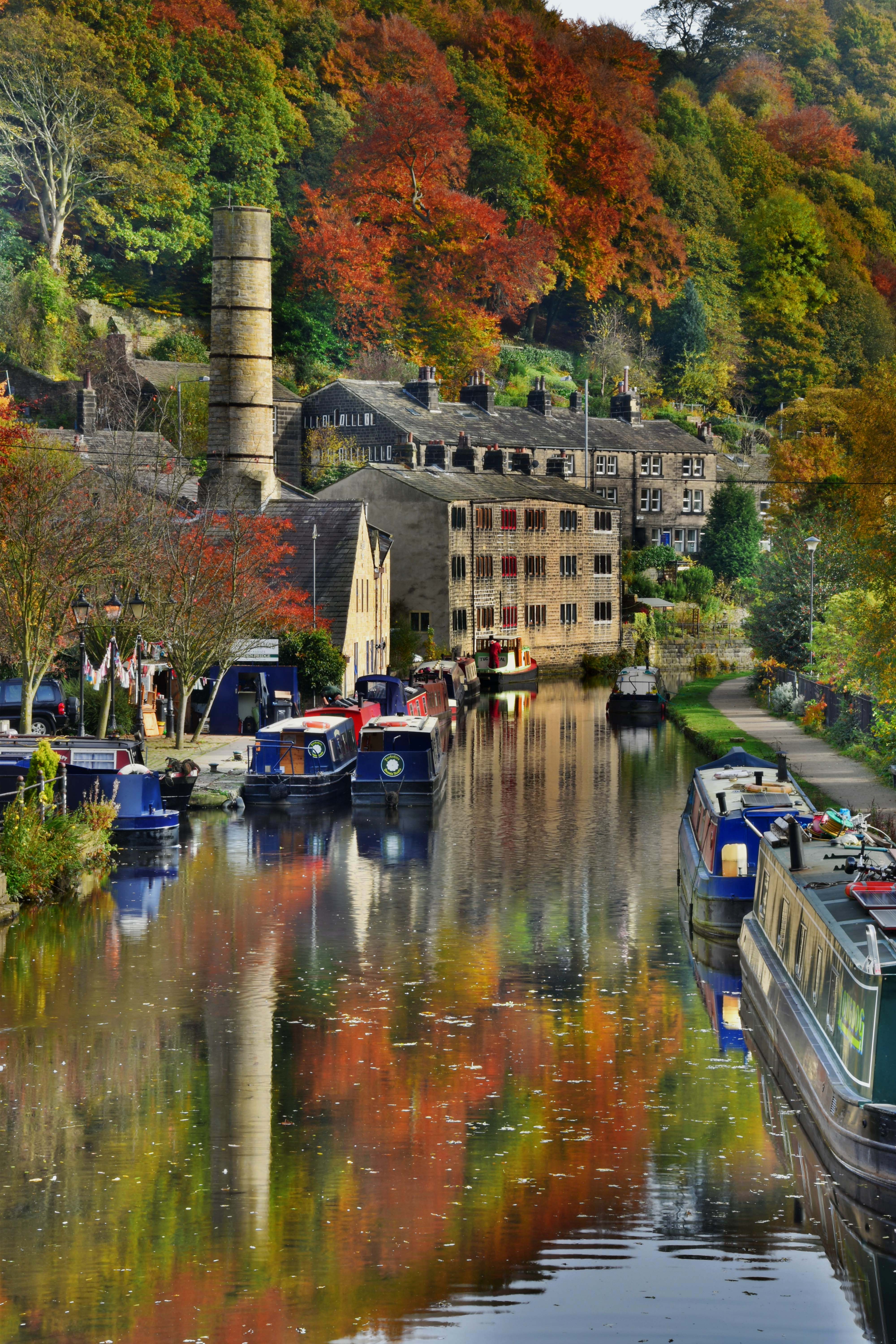 The canal at Hebden Bridge